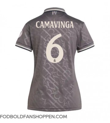 Real Madrid Eduardo Camavinga #6 Tredjetrøje Dame 2024-25 Kortærmet